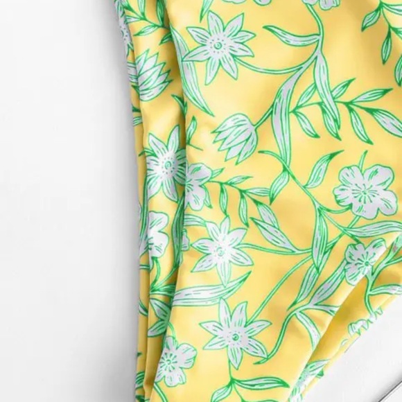 ZAFUL | SMALL | FLORAL V-WIRE HIGH CUT BIKINI - Picture 3 of 4